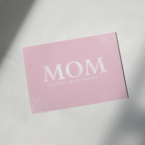 بطاقة للأم أو الأب